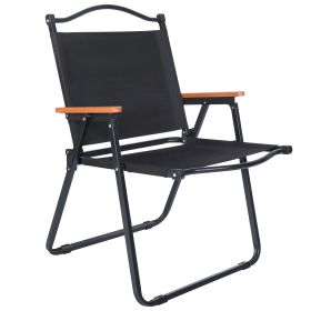 YSSOA Folding Camp Chair for Adults with Handle and Storage Bag, Large Size, 264lbs Load Bearing Collapsible Outdoor Furniture for Leisure, Beach (Color: as Pic)